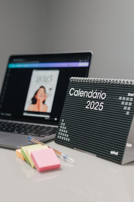 Woman in workout clothes timeboxing a training session on her laptop calendar.